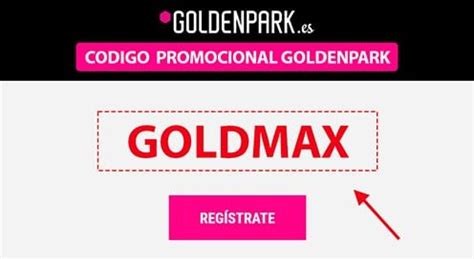 Goldenpark casino codigo promocional